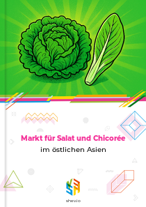 Markt für Salat und Chicorée im östlichen Asien