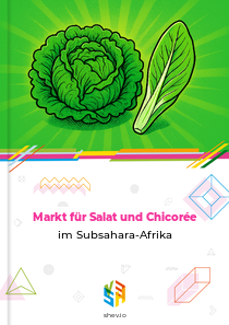 Markt für Salat und Chicorée im Subsahara-Afrika