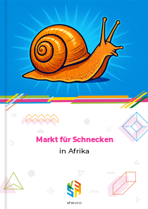Markt für Schnecken in Afrika