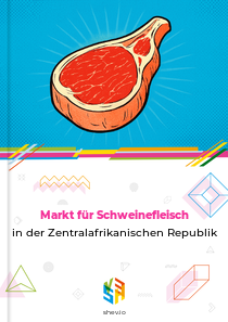 Markt für Schweinefleisch in der Zentralafrikanischen Republik