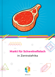 Markt für Schweinefleisch in Zentralafrika