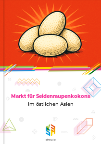 Markt für Seidenraupenkokons im östlichen Asien