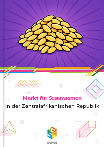 Markt für Sesamsamen in der Zentralafrikanischen Republik