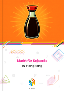 Markt für Sojasoße in Hongkong