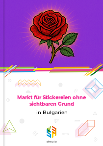 Markt für Stickereien ohne sichtbaren Grund in Bulgarien
