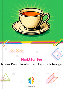 Markt für Tee in der Demokratischen Republik Kongo