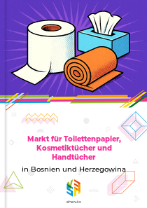 Markt für Toilettenpapier, Kosmetiktücher und Handtücher in Bosnien und Herzegowina