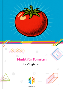 Markt für Tomaten in Kirgistan
