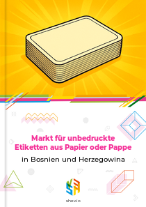 Markt für unbedruckte Etiketten aus Papier oder Pappe in Bosnien und Herzegowina