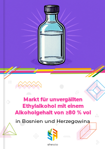 Markt für unvergällten Ethylalkohol mit einem Alkoholgehalt von ≥80 % vol in Bosnien und Herzegowina