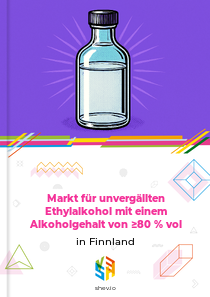 Markt für unvergällten Ethylalkohol mit einem Alkoholgehalt von ≥80 % vol in Finnland