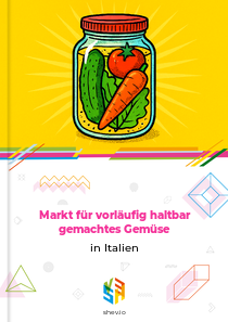 Markt für vorläufig haltbar gemachtes Gemüse in Italien