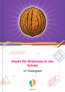Markt für Walnüsse in der Schale in Georgien