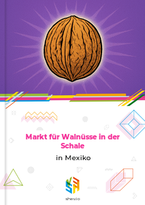 Markt für Walnüsse in der Schale in Mexiko