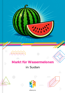 Markt für Wassermelonen in Sudan