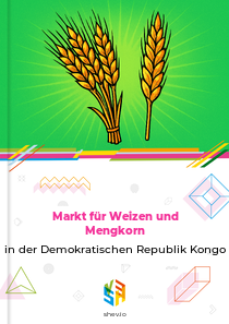 Markt für Weizen und Mengkorn in der Demokratischen Republik Kongo