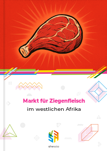 Markt für Ziegenfleisch im westlichen Afrika
