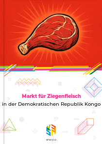 Markt für Ziegenfleisch in der Demokratischen Republik Kongo