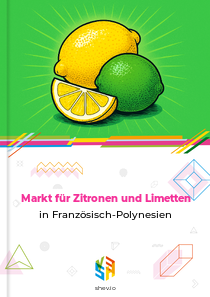Markt für Zitronen und Limetten in Französisch-Polynesien