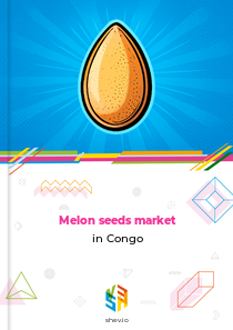 Melon seeds market in Congo