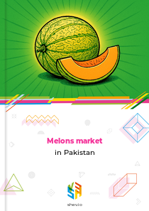 Melons market in Pakistan