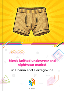 Men's knitted underwear and nightwear market in Bosnia and Herzegovina