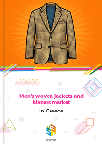 Men's woven jackets and blazers market in Greece