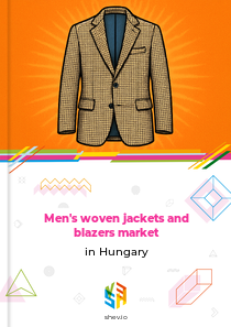 Men's woven jackets and blazers market in Hungary