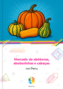 Mercado de abóboras, aboborinhas e cabaças no Peru