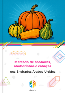 Mercado de abóboras, aboborinhas e cabaças nos Emirados Árabes Unidos