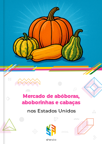 Mercado de abóboras, aboborinhas e cabaças nos Estados Unidos