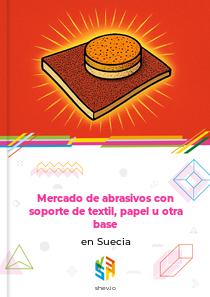 Mercado de abrasivos con soporte de textil, papel u otra base en Suecia