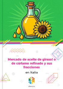 Mercado de aceite de girasol o de cártamo refinado y sus fracciones en Italia