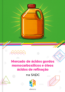 Mercado de ácidos gordos monocarboxílicos e óleos ácidos de refinação na SADC