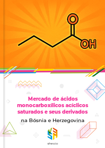 Mercado de ácidos monocarboxílicos acíclicos saturados e seus derivados na Bósnia e Herzegovina
