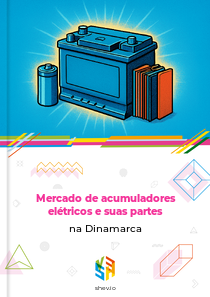 Mercado de acumuladores elétricos e suas partes na Dinamarca