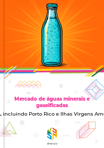 Mercado de águas minerais e gaseificadas em EUA, incluindo Porto Rico e Ilhas Virgens Americanas