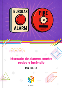 Mercado de alarmes contra roubo e incêndio na Itália