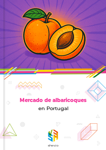 Mercado de albaricoques en Portugal