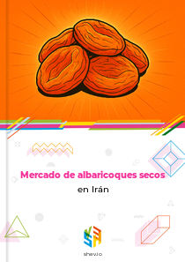 Mercado de albaricoques secos en Irán