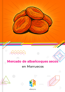 Mercado de albaricoques secos en Marruecos