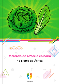 Mercado de alface e chicória no Norte da África