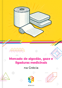 Mercado de algodão, gaze e ligaduras medicinais na Grécia