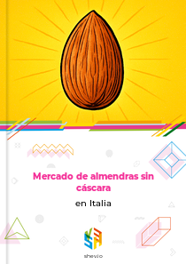 Mercado de almendras sin cáscara en Italia