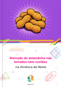 Mercado de amendoins não torrados nem cozidos na América do Norte