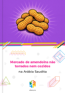 Mercado de amendoins não torrados nem cozidos na Arábia Saudita