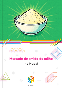 Mercado de amido de milho no Nepal