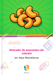 Mercado de anacardos sin cáscara en Asia Meridional