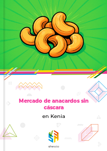 Mercado de anacardos sin cáscara en Kenia
