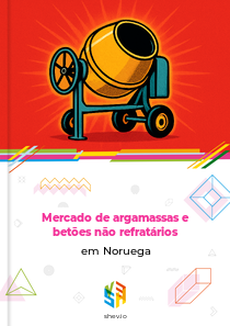 Mercado de argamassas e betões não refratários em Noruega